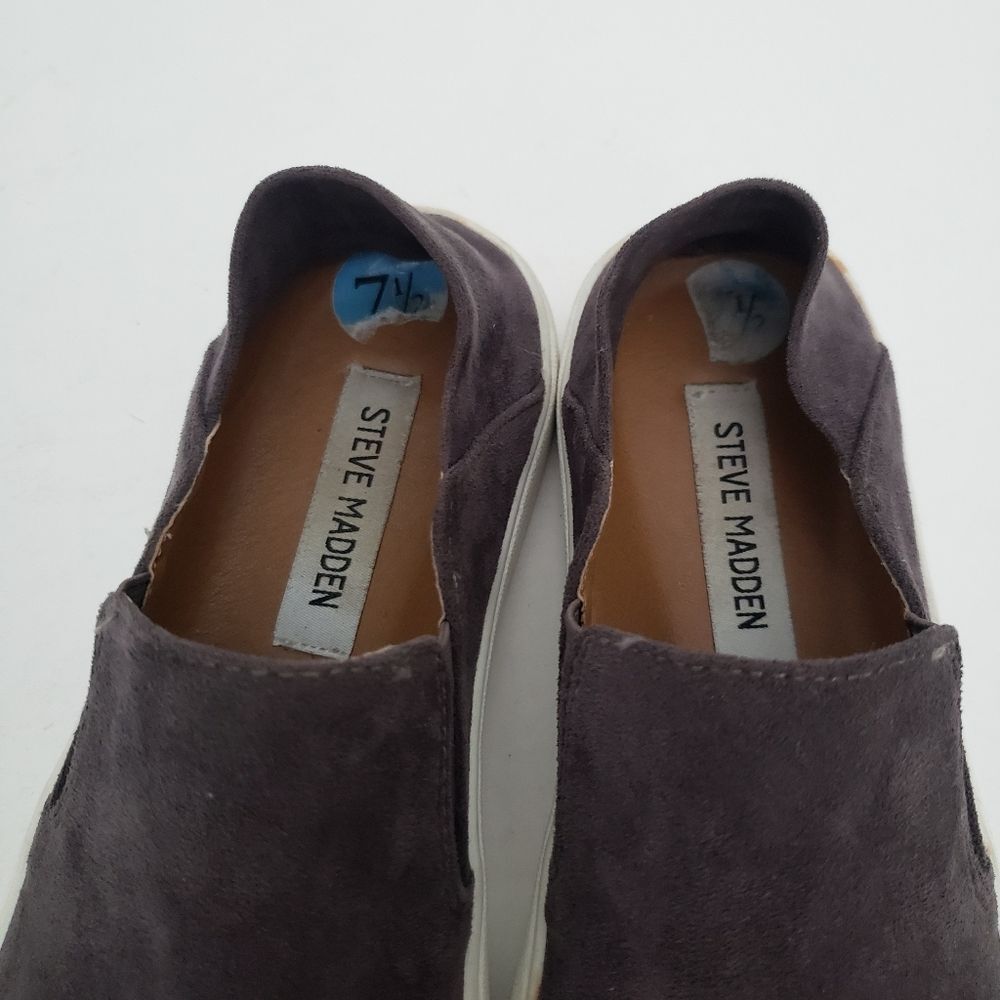 Steve Madden Fayna Faux Suede Slip On Sneakers Shoes Womens Size 7.5 - Picture 12 of 13